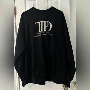 BRAND NEW, NEVER WORN - Taylor Swift TTPD Black Crewneck official merchandise.